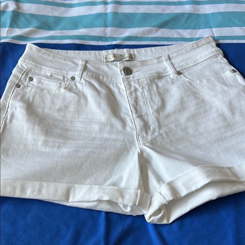 White Denim Women's Shorts